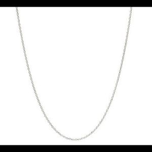 Vicenza Silver Sterling Polished 20" Chain QVC